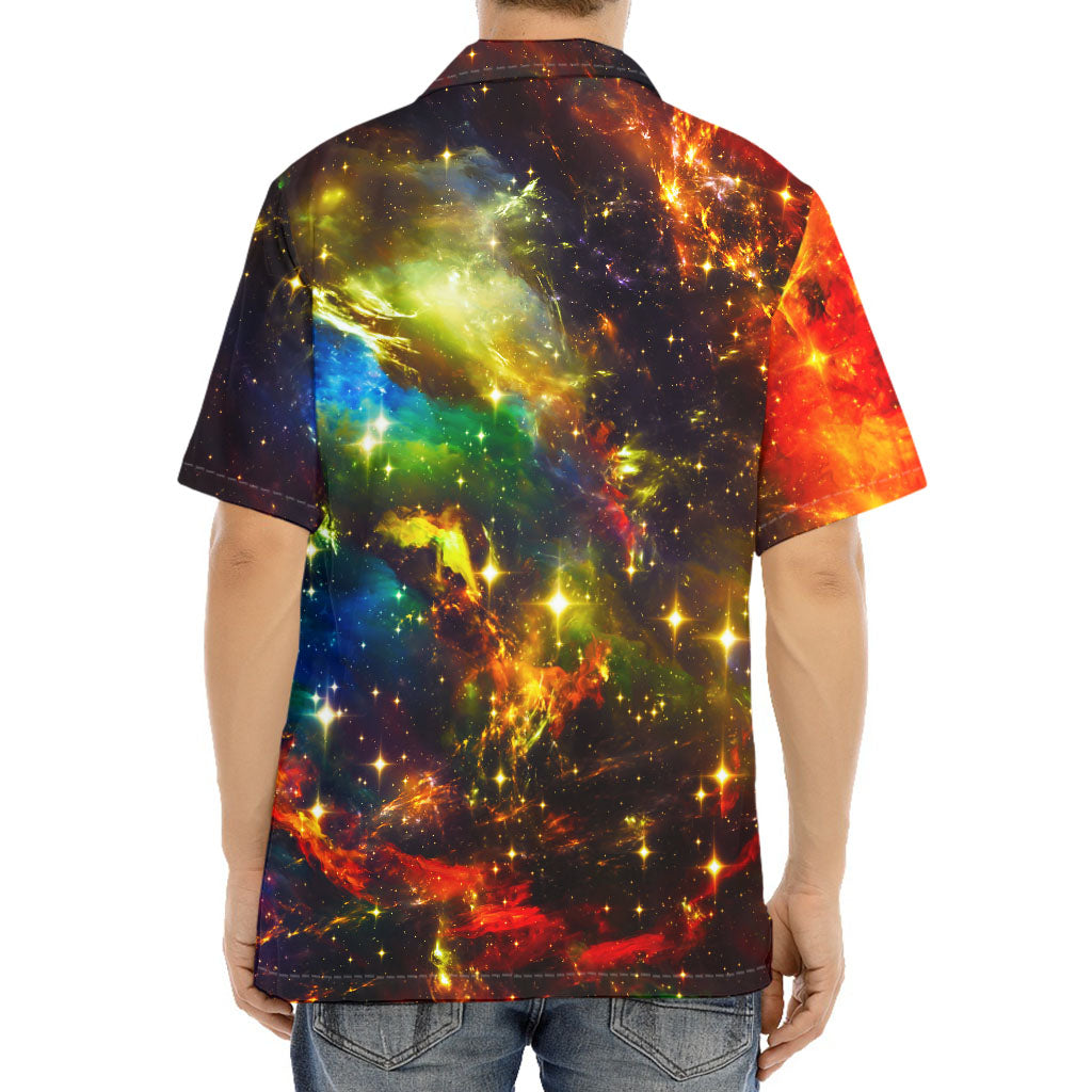 Colorful Universe Galaxy Space Print Aloha Shirt