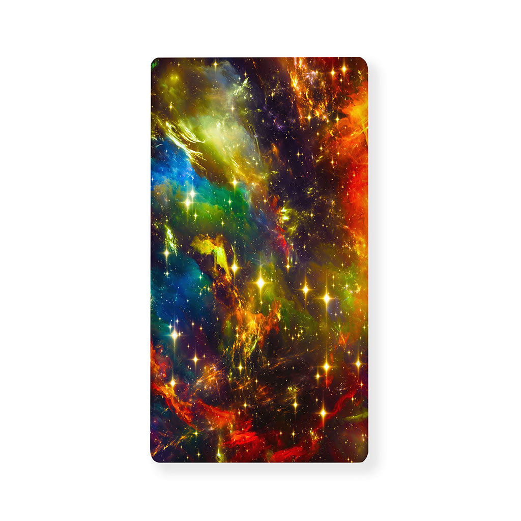 Colorful Universe Galaxy Space Print Baby Crib Sheet