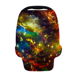 Colorful Universe Galaxy Space Print Baby Seat Cover