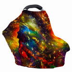 Colorful Universe Galaxy Space Print Baby Seat Cover