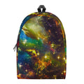 Colorful Universe Galaxy Space Print School Backpack