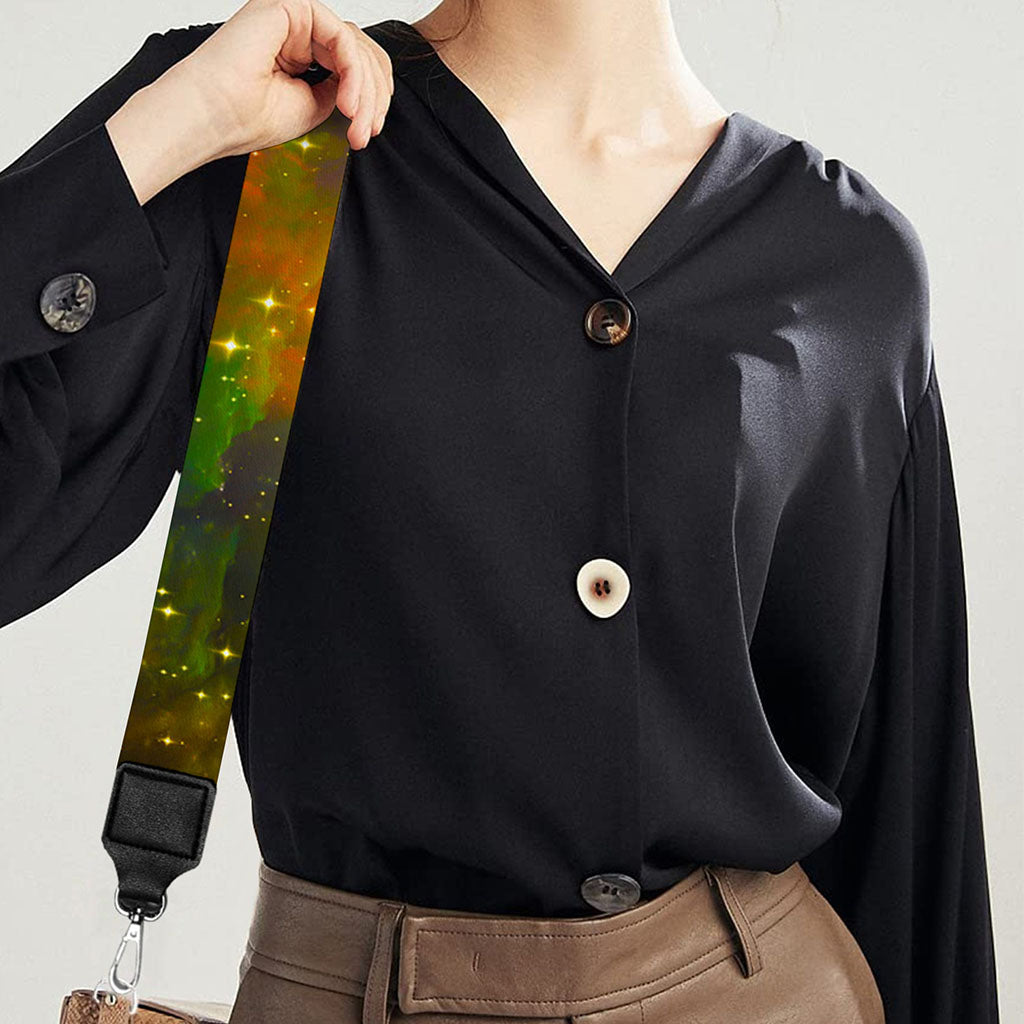 Colorful Universe Galaxy Space Print Bag Strap