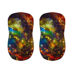 Colorful Universe Galaxy Space Print Bar Stool Covers