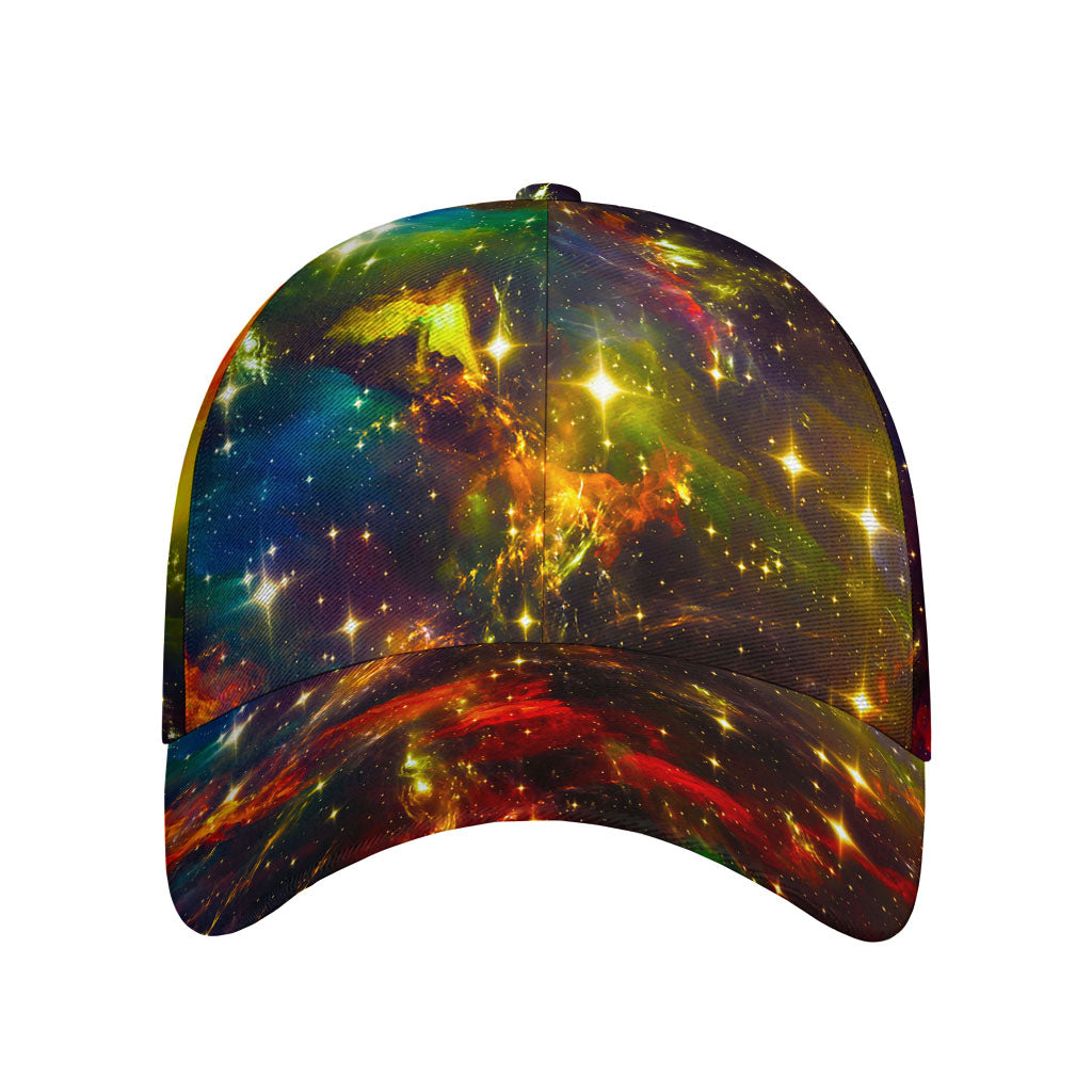 Colorful Universe Galaxy Space Print Baseball Cap