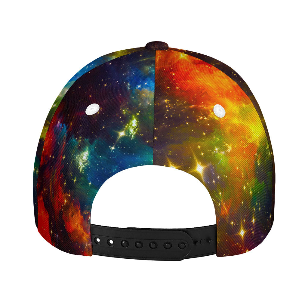 Colorful Universe Galaxy Space Print Baseball Cap