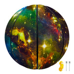 Colorful Universe Galaxy Space Print Basketball