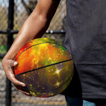Colorful Universe Galaxy Space Print Basketball