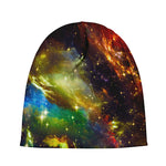 Colorful Universe Galaxy Space Print Beanie
