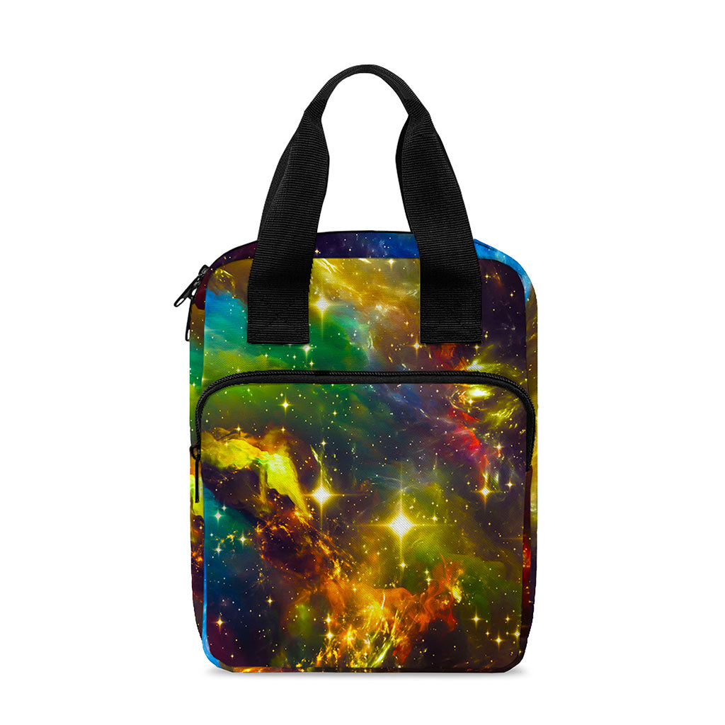 Colorful Universe Galaxy Space Print Bible Tote Bag