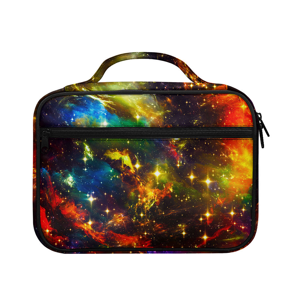 Colorful Universe Galaxy Space Print Briefcase Bible Bag