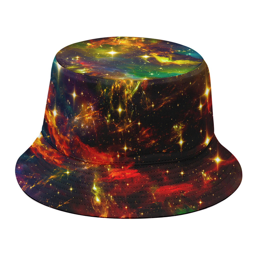 Colorful Universe Galaxy Space Print Bucket Hat