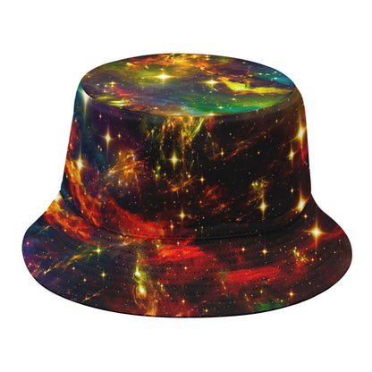 Colorful Universe Galaxy Space Print Bucket Hat