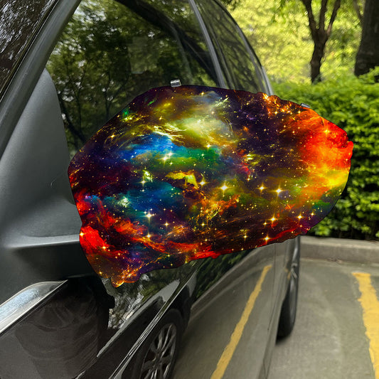 Colorful Universe Galaxy Space Print Car Side Mirror Covers