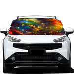 Colorful Universe Galaxy Space Print Car Windshield Snow Cover
