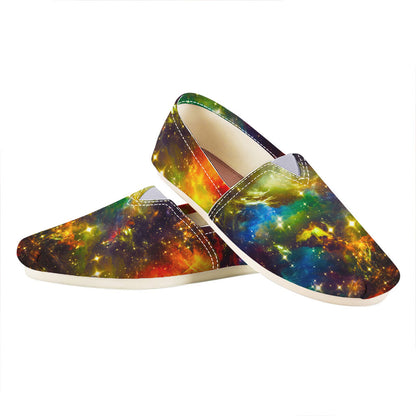 Colorful Universe Galaxy Space Print Casual Shoes