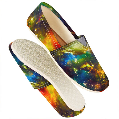 Colorful Universe Galaxy Space Print Casual Shoes