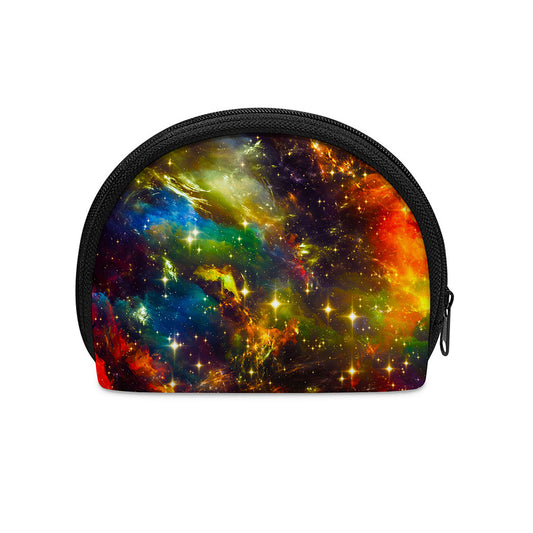 Colorful Universe Galaxy Space Print Coin Purse