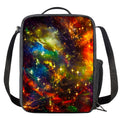 Colorful Universe Galaxy Space Print Crossbody Lunch Bag