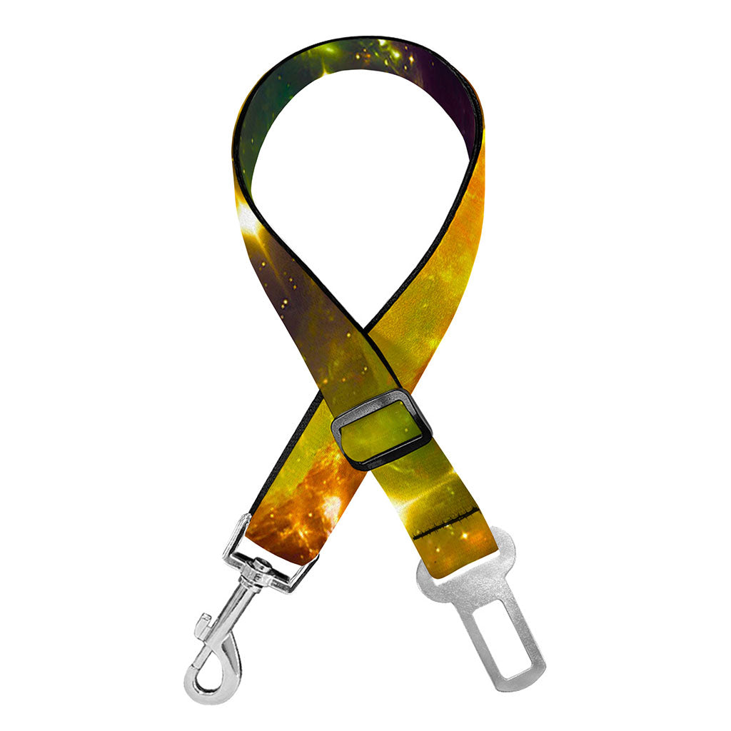 Colorful Universe Galaxy Space Print Dog Seat Belt