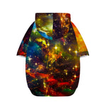 Colorful Universe Galaxy Space Print Dog Zip Up Hoodie