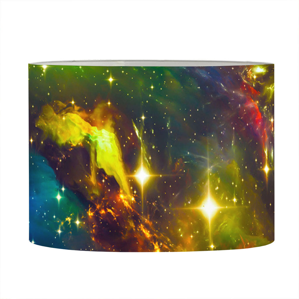 Colorful Universe Galaxy Space Print Drum Lamp Shade