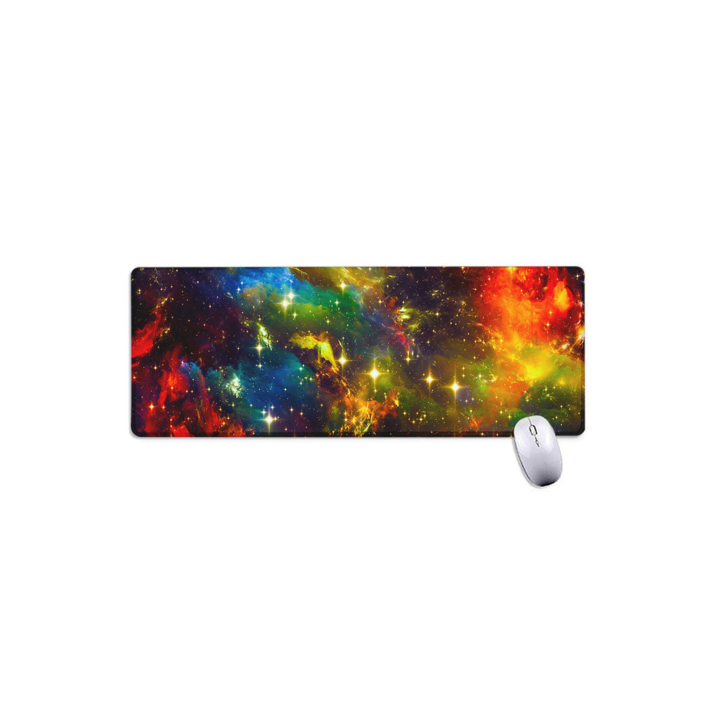Colorful Universe Galaxy Space Print Extended Mouse Pad