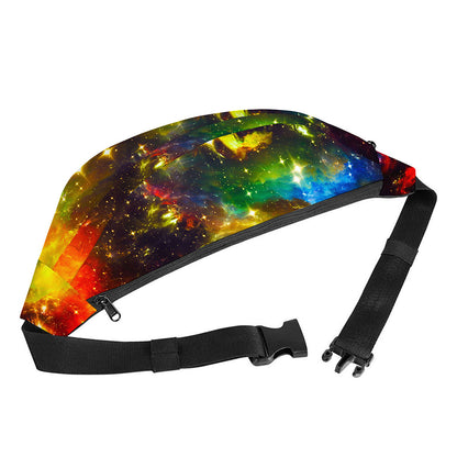 Colorful Universe Galaxy Space Print Fanny Pack