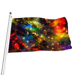 Colorful Universe Galaxy Space Print Flag