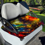 Colorful Universe Galaxy Space Print Golf Cart Seat Cover