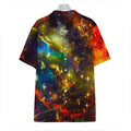 Colorful Universe Galaxy Space Print Hawaiian Shirt