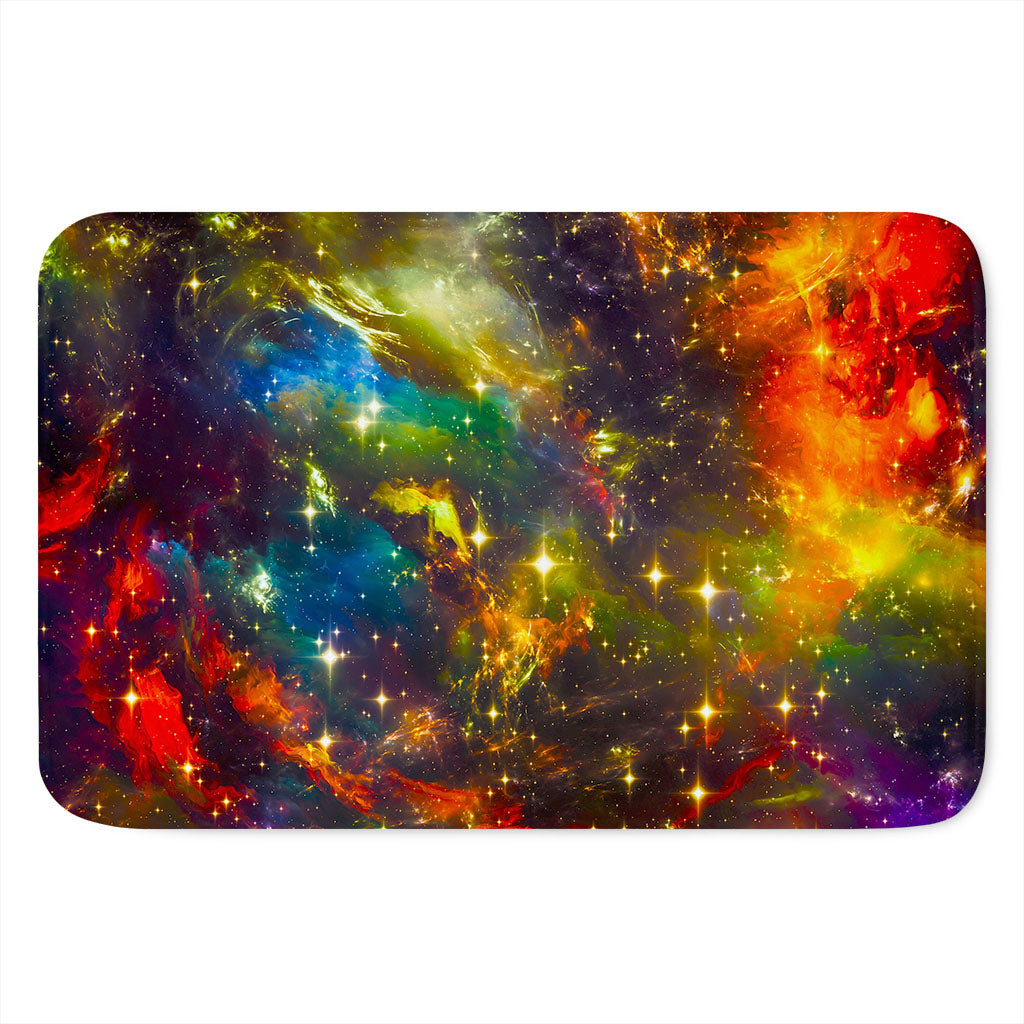 Colorful Universe Galaxy Space Print Indoor Door Mat
