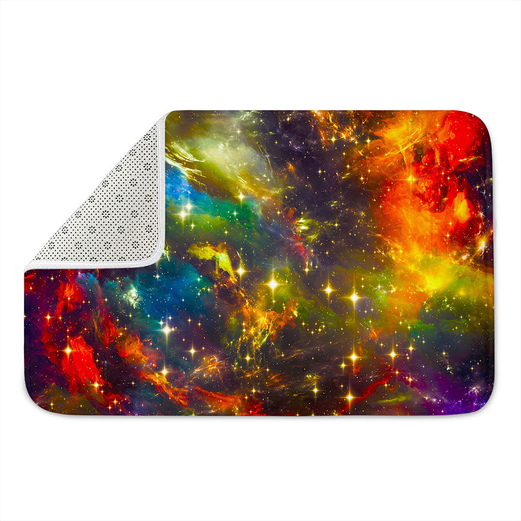 Colorful Universe Galaxy Space Print Indoor Door Mat