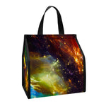Colorful Universe Galaxy Space Print Insulated Lunch Tote