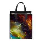 Colorful Universe Galaxy Space Print Insulated Lunch Tote