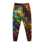 Colorful Universe Galaxy Space Print Jogger Pants