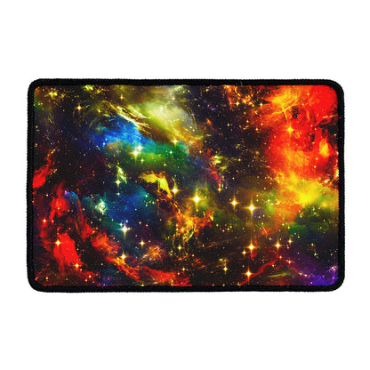 Colorful Universe Galaxy Space Print Kitchen Mat