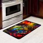 Colorful Universe Galaxy Space Print Kitchen Mat