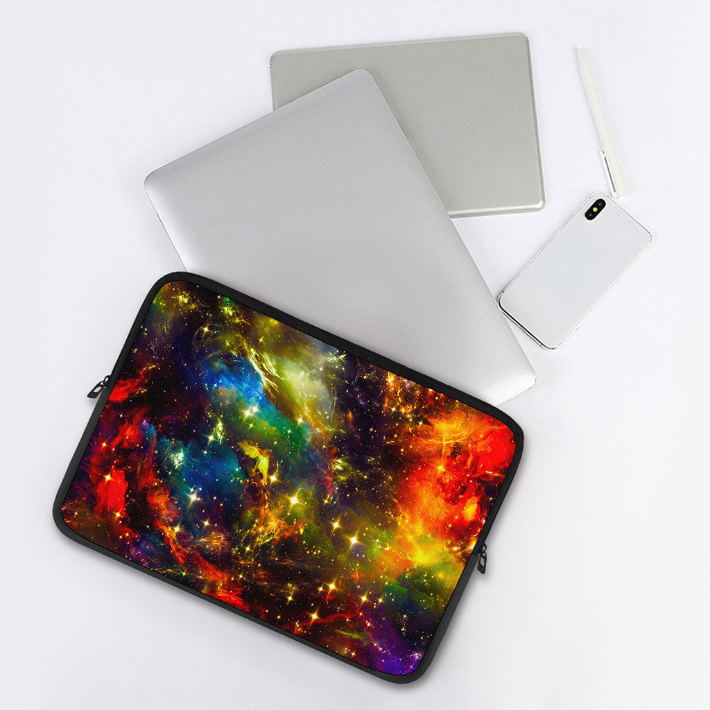 Colorful Universe Galaxy Space Print Laptop Sleeve