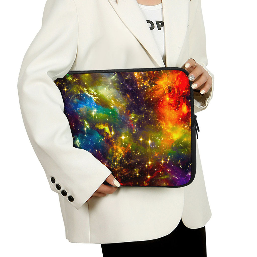 Colorful Universe Galaxy Space Print Laptop Sleeve