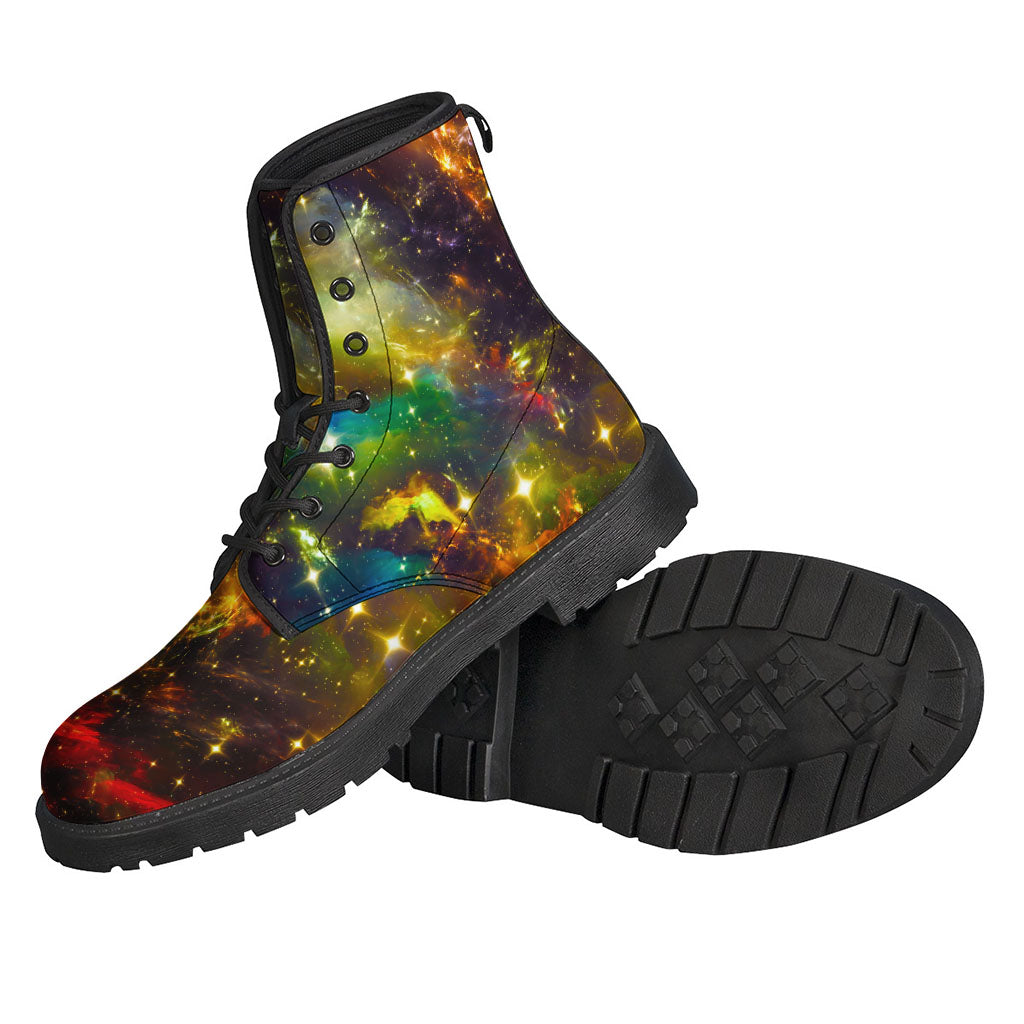 Colorful Universe Galaxy Space Print Backpack