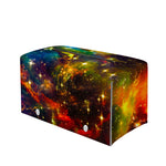 Colorful Universe Galaxy Space Print Leather Tissue Box Cover