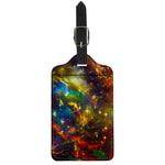 Colorful Universe Galaxy Space Print Luggage Tag