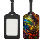 Colorful Universe Galaxy Space Print Luggage Tag