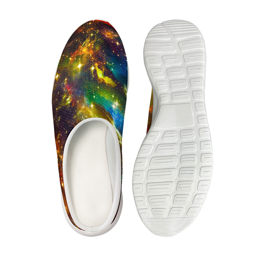 Colorful Universe Galaxy Space Print Mesh Casual Shoes