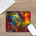 Colorful Universe Galaxy Space Print Mouse Pad