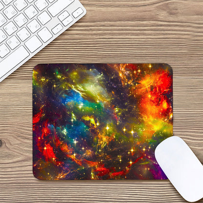 Colorful Universe Galaxy Space Print Mouse Pad