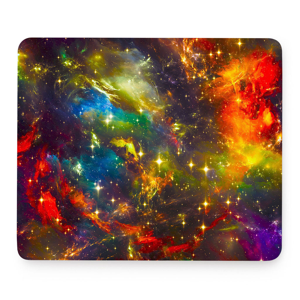 Colorful Universe Galaxy Space Print Mouse Pad