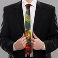 Colorful Universe Galaxy Space Print Necktie