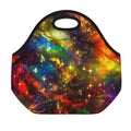 Colorful Universe Galaxy Space Print Neoprene Lunch Bag