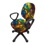 Colorful Universe Galaxy Space Print Office Chair Cover